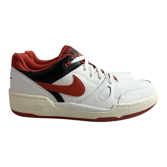 New‎ Size 10 Nike FB1362-102 Men\'s Full Force Low Shoes Sneaker White Red main image 9